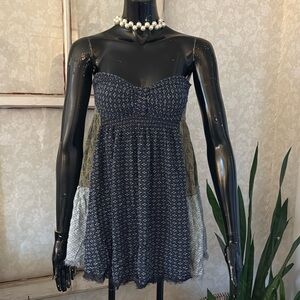 Free People strapless mini dress, Size S.